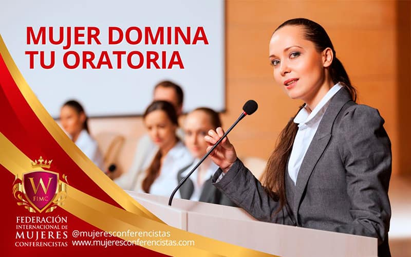 Mujer domina tu oratoria
