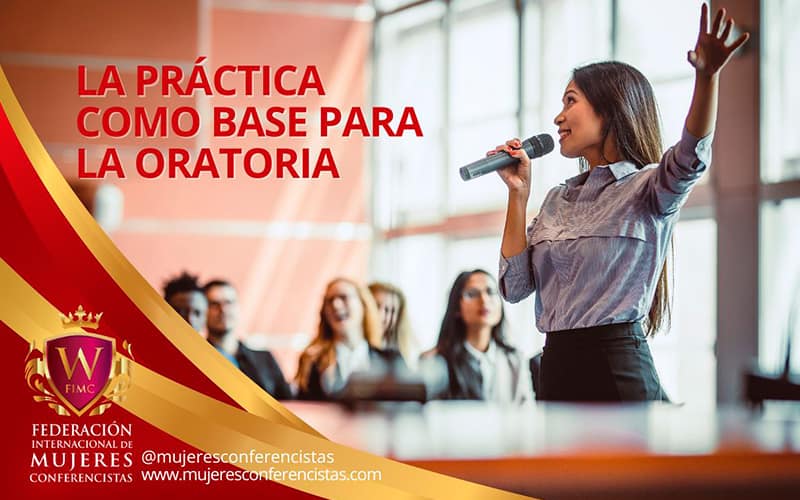 La práctica como base para la oratoria