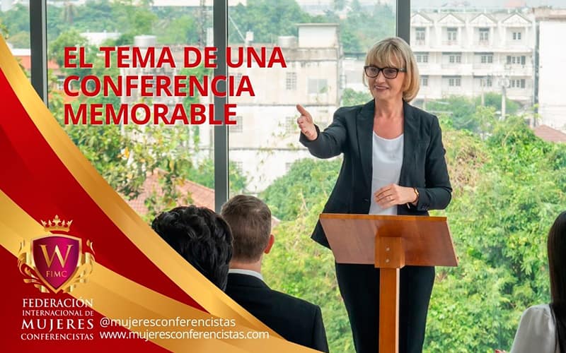 Cómo elegir el tema de tu conferencia